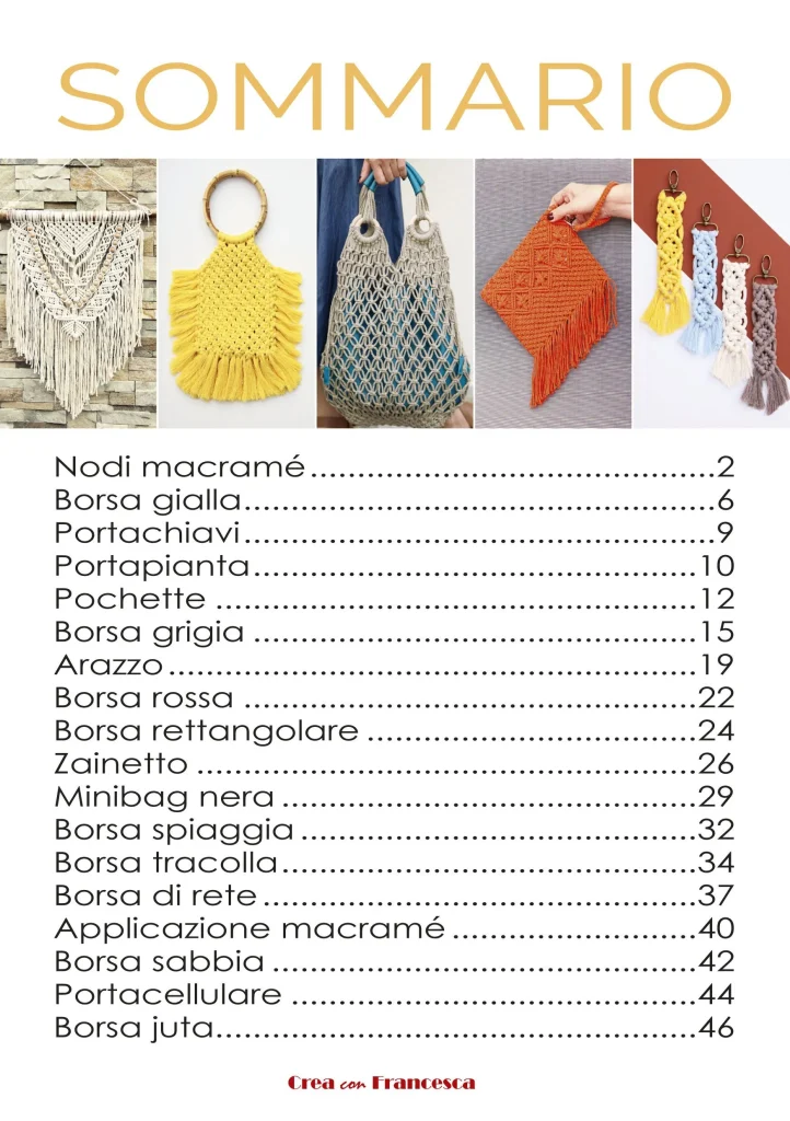 Macramé di Moda